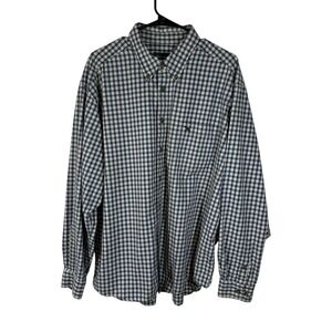 Eddie Bauer XL Button Down Shirt Long Sleeve‎ Plaid Checkered Mens